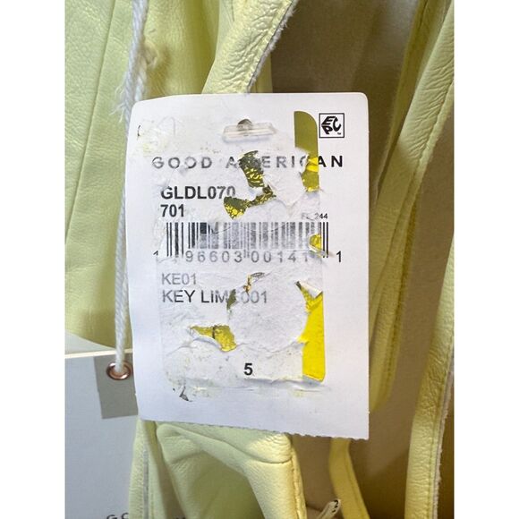 Good American Women's GLDL070 Size 5 Key Lime Vacay Dress NWT - Picture 8 of 10